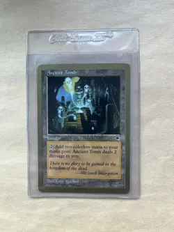Magic The Gathering -Ancient Tomb World Champ. Tokyo 1999 NRMT Condition. - Image 3