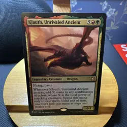 MTG Klauth, Unrivaled Ancient - The List Near Mint English The List Reprints - Image 1
