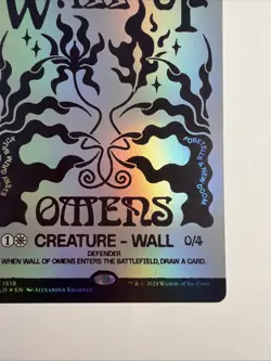 Wall of Omens (Rainbow Foil) Secret Lair Drop Foil - Image 4