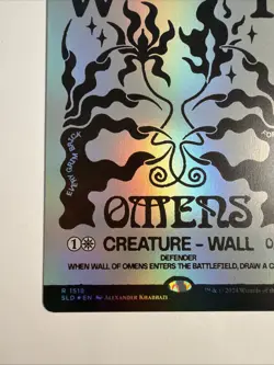 Wall of Omens (Rainbow Foil) Secret Lair Drop Foil - Image 5