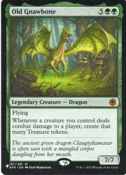MTG: The List Reprints: Old Gnawbone: Lightly Played Condition - Image 1