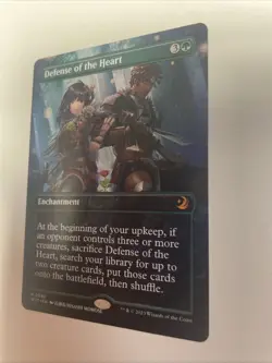 Defense of the Heart (Anime Borderless) Wilds of Eldraine MTG Card NM Free Ship - Image 2