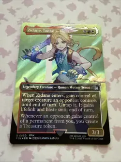 Zidane, Tantalus Thief (Borderless) (Surge Foil) -Foil Near Mint MTG U 0550 - Image 2