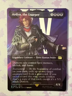 Magic The Gathering: Final Fantasy XV Ardyn, the Usurper (Borderless) Surge Foil - Image 1