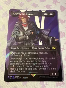 Magic The Gathering: Final Fantasy XV Ardyn, the Usurper (Borderless) Surge Foil - Image 2