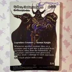 MTG Final Fantasy GOLBEZ, CLAD IN DARKNESS Showcase FOIL U 0010 FFIV - Image 1
