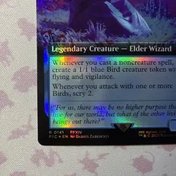 Hermes, Overseer of Elpis (Extended Art) Foil - Final Fantasy MTG - NM Unplayed - Image 2