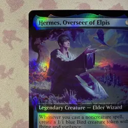 Hermes, Overseer of Elpis (Extended Art) Foil - Final Fantasy MTG - NM Unplayed - Image 5