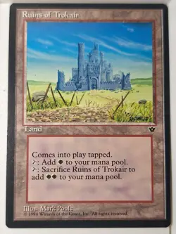 Ruins of Trokair - Fallen Empires - Magic the Gathering MTG Nice! - Image 1