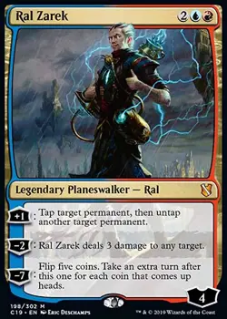 MTG Magic the Gathering Ral Zarek (198/334) Commander 2019 LP - Image 1