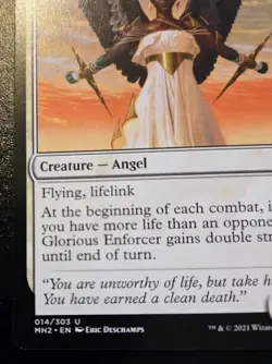 Glorious Enforcer 014/303 Uncommon Modern Horizons 2 Magic: The Gathering - Image 4