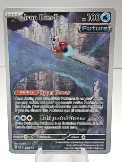 Pokemon Iron Bundle SVP 066 Paradox Rift ETB Holo Black Star Promo - Image 1