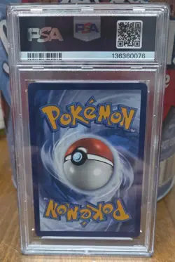 Pokemon Ethan's Typhlosion Destined Rivals STAFF Prerelease Holo Rare #034 PSA 9 - Image 2