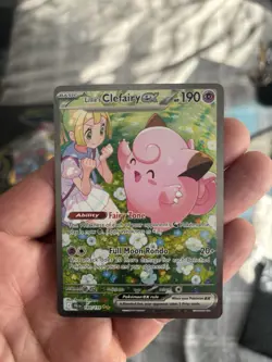 Pokemon TCG Lillie's Clefairy EX Journey Together 184/159 SV09 Near Mint - Image 1