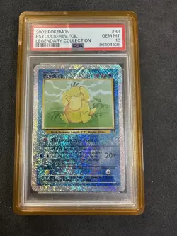 2002 Pokemon Legendary Collection Reverse Holo Psyduck #88 PSA 10 GEM MT - Image 1