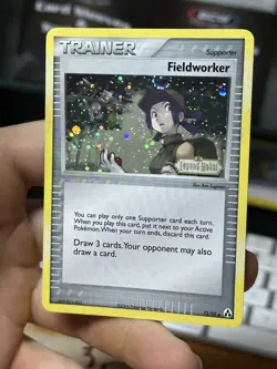 Fieldworker 73/92 EX Legend Maker 2006 Reverse Holo Mew Pokemon Card TCG - Image 4