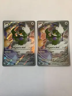 2x Pokemon Tornadus 210 Pokemon Center Exclusive Balck Star Promo 2 cards - Image 1