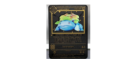 Pokemon cards Charizard, Blastoise, and Venusaur - Black Metal Cards - Image 2