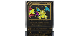Pokemon cards Charizard, Blastoise, and Venusaur - Black Metal Cards - Image 4