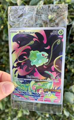 Bulbasaur Stamped, Pokemon SEALED, Mega Evolution, Illustration Rare, 133/132 - Image 1