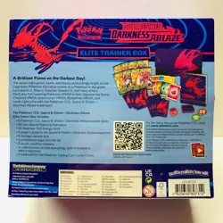 Pokemon Darkness Ablaze Elite Trainer Box Sword & Shield ETB Factory Sealed - Image 4