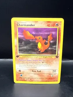 Pokemon TCG Charmander Team Rocket 1st Edition 50/82 Common Vintage WOTC D - Image 1