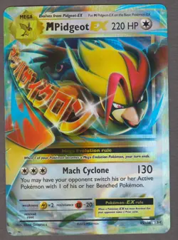 M Pidgeot EX 65/108 Full Art - XY Evolutions - Pokemon Card 2016 NM - Image 1
