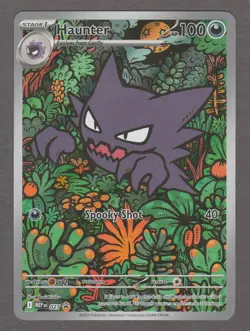 Haunter MEP 027 Illustration Rare Holo Promo Mega Gengar ex Battle Deck Pokemon - Image 1