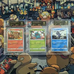 BGS Black Label Pristine 10 Pokemon Illustration Contest 3 Card Set - Image 1