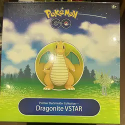 Pokemon TCG: Pokemon GO Dragonite VSTAR Premier Deck Holder Collection - 9 Packs 820650850790 - Image 1