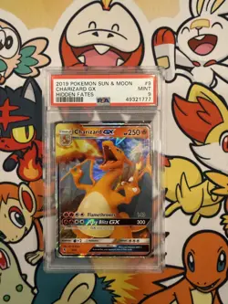 Pokemon Charizard GX 9/68 Hidden Fates Ultra Rare Full Art Holo PSA 9 - Image 1
