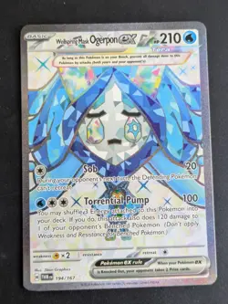 Wellspring Ogerpon ex Ultra Rare FA 194/167 - Pokemon Twilight Masquerade MINT - Image 1