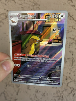 Gumshoos Full Art, Pokemon Near Mint, Mega Evolution, Illustration Rare, 153/132 - Image 1