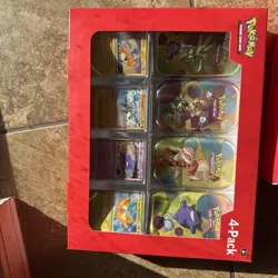 Pokemon TCG Scarlet & Violet 151 Mini Tin 4-Pack Lot of 2 Sam's Club SEALED - Image 2