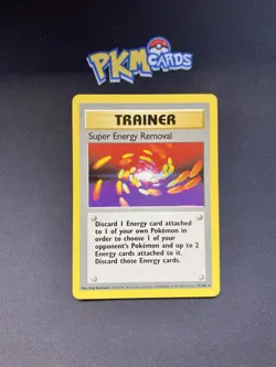 Pokemon TCG Super Energy Removal Base Set 79/102 Regular Rare (4th Print) LP. - Image 1
