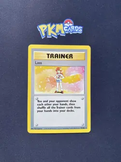 Pokemon TCG Lass Base Set 75/102 Regular Rare (4th Print) MP. - Image 1