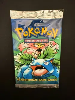 HEAVY Pokemon Base Set Booster Pack Factory Sealed 21.17 Grams - Image 5