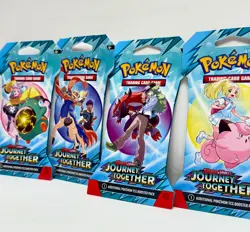 Pokemon TCG: (4) "Journey Together" Sleeved Booster Packs~Art Set~SEALED~ *NEW* - Image 5