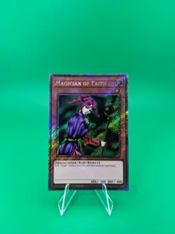 Yu-Gi-Oh! Magician Of Faith RA03-EN090 Platinum Secret Rare - Image 1