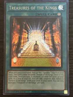 Yugioh 1x Treasures of the Kings MZTM-EN006 Maze of the Master Secret 1st Ed NM - Image 1