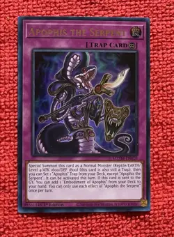 YuGiOh! Apophis the Serpent - Maze of the Master (MZTM) - Ultra Rare - Image 3