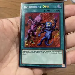 Delinquent Duo LCKC-EN101 Unlimited Secret Rare Near Mint +Bonus FREE SHIPPING! - Image 3