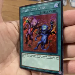 Delinquent Duo LCKC-EN101 Unlimited Secret Rare Near Mint +Bonus FREE SHIPPING! - Image 4