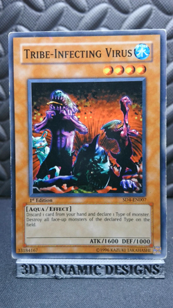 | Yugioh Tribe-Infecting Virus SD4-EN007 1st Edition Common PL ?? | - Image 1