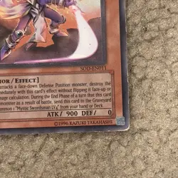 Yu-Gi-Oh! TCG Mystic Swordsman LV2 Unlimited Ultimate Rare SOD-EN011 MP/HP - Image 4