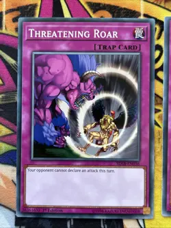 3x Threatening Roar SDSB-EN036 Playset 1st Edition LP Common Yu-Gi-Oh - Image 2