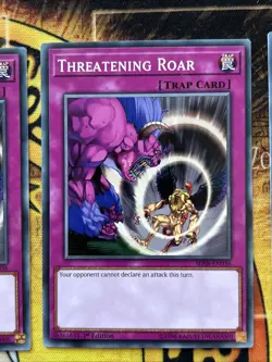 3x Threatening Roar SDSB-EN036 Playset 1st Edition LP Common Yu-Gi-Oh - Image 3