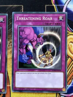 3x Threatening Roar SDSB-EN036 Playset 1st Edition LP Common Yu-Gi-Oh - Image 4