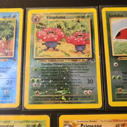 Lot Of 5 Pokemon Cards - Southern Islands - Marill - Vileplume - Ledyba - Image 3