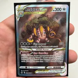 POKEMON 3 CARD LOT - Lucario VSTAR SWSH291 - Regigigas VSTAR GG55 and 114/159 - Image 2